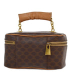 Celine Brown Macadam Vanity Handbag