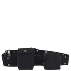 Christian Dior 2002 Black Street Chic Twin Pochette Belt Bum Bag