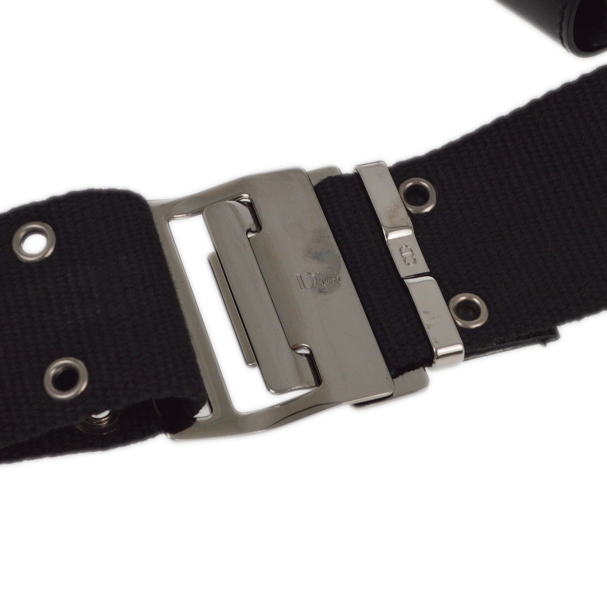 Christian Dior 2002 Black Street Chic Twin Pochette Belt Bum Bag