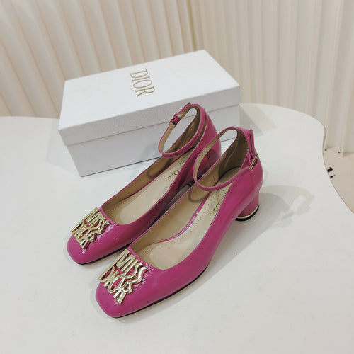 DIOR Miss  DIOR Pump 40mm In Deep Pink Cowhide 111330