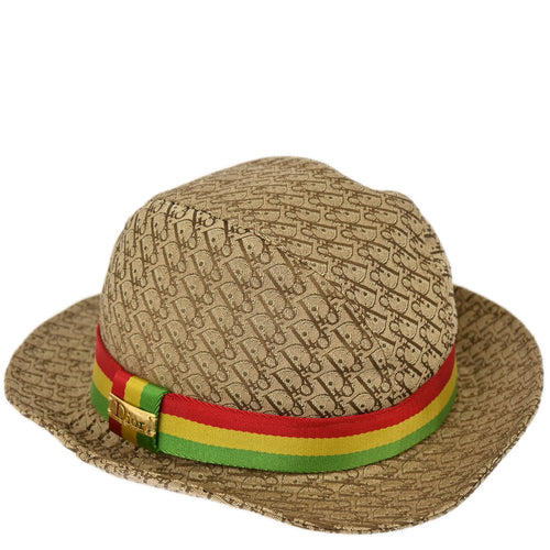 Christian Dior Beige Trotter Hat #56 Small New