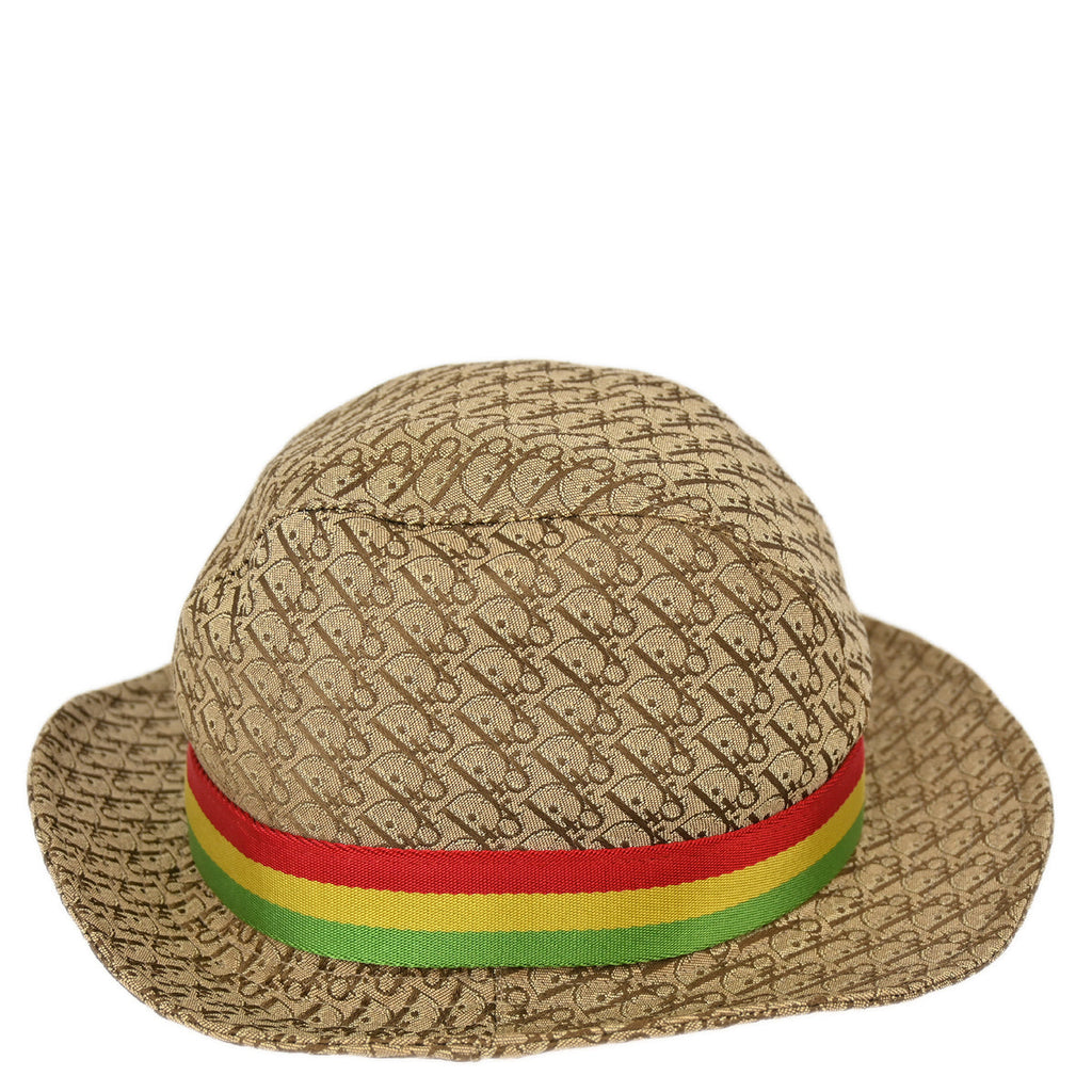 Christian Dior Beige Trotter Hat #56 Small New