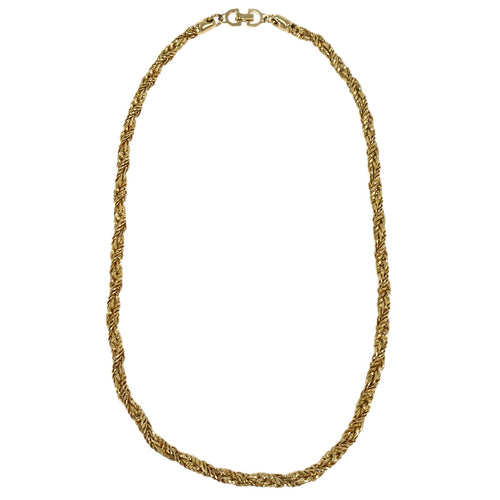 Christian Dior Chain Necklace Gold