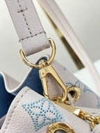 Louis Vuitton BELLA TOTE 32 IN BLUME PERFORATED CALFSKIN GOLD HARDWARE