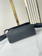 Louis Vuitton PULSE MESSENGER 26 IN GUN METAL MONOGRAM ECLIPSE COATED CANVAS