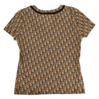 Christian Dior 2005 Trotter T-shirt Top Brown #40