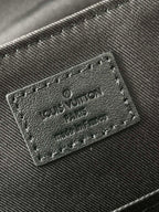 Louis Vuitton MESSENGER VOYAGER PM 33 IN GUN METAL MONOGRAM ECLIPSE CANVAS