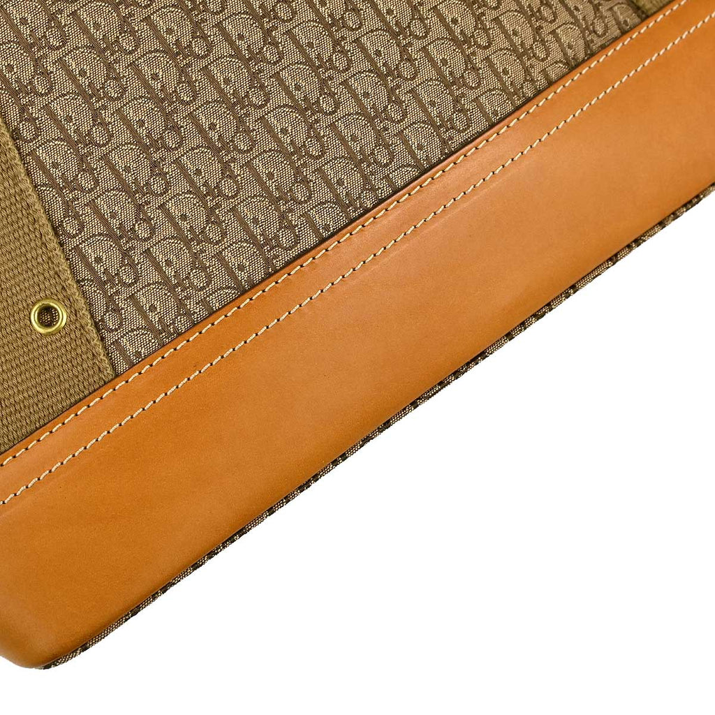 Christian Dior 2002 Brown Street Chic Trotter Tote Handbag