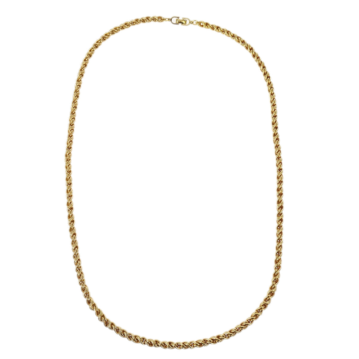Christian Dior Chain Necklace Gold