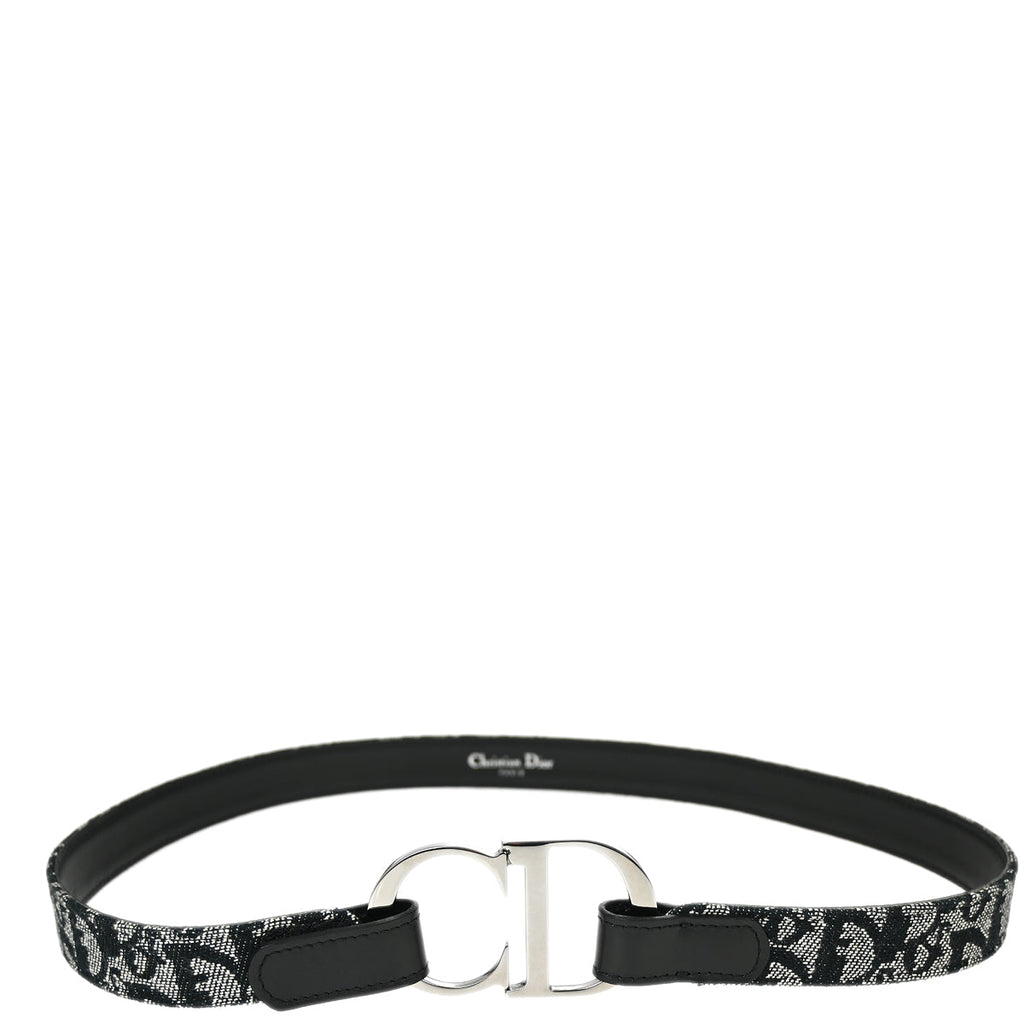 Christian Dior Trotter Belt Black #75 Small New