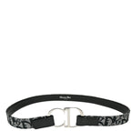 Christian Dior Trotter Belt Black #75 Small New