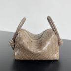 Bottega Veneta BV Loop Top Handle 19cm Brown Lambskin
