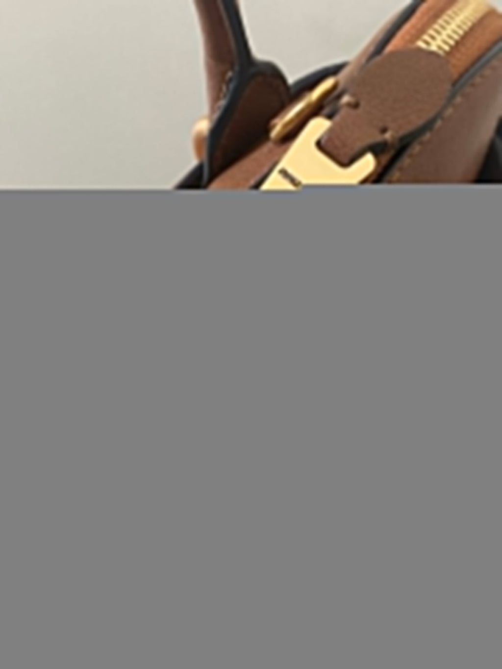 AVENTURE NAPPA MINI BAG 21 IN RUSSET BROWN CALFSKIN GOLD HARDWARE
