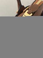 AVENTURE NAPPA MINI BAG 21 IN RUSSET BROWN CALFSKIN GOLD HARDWARE