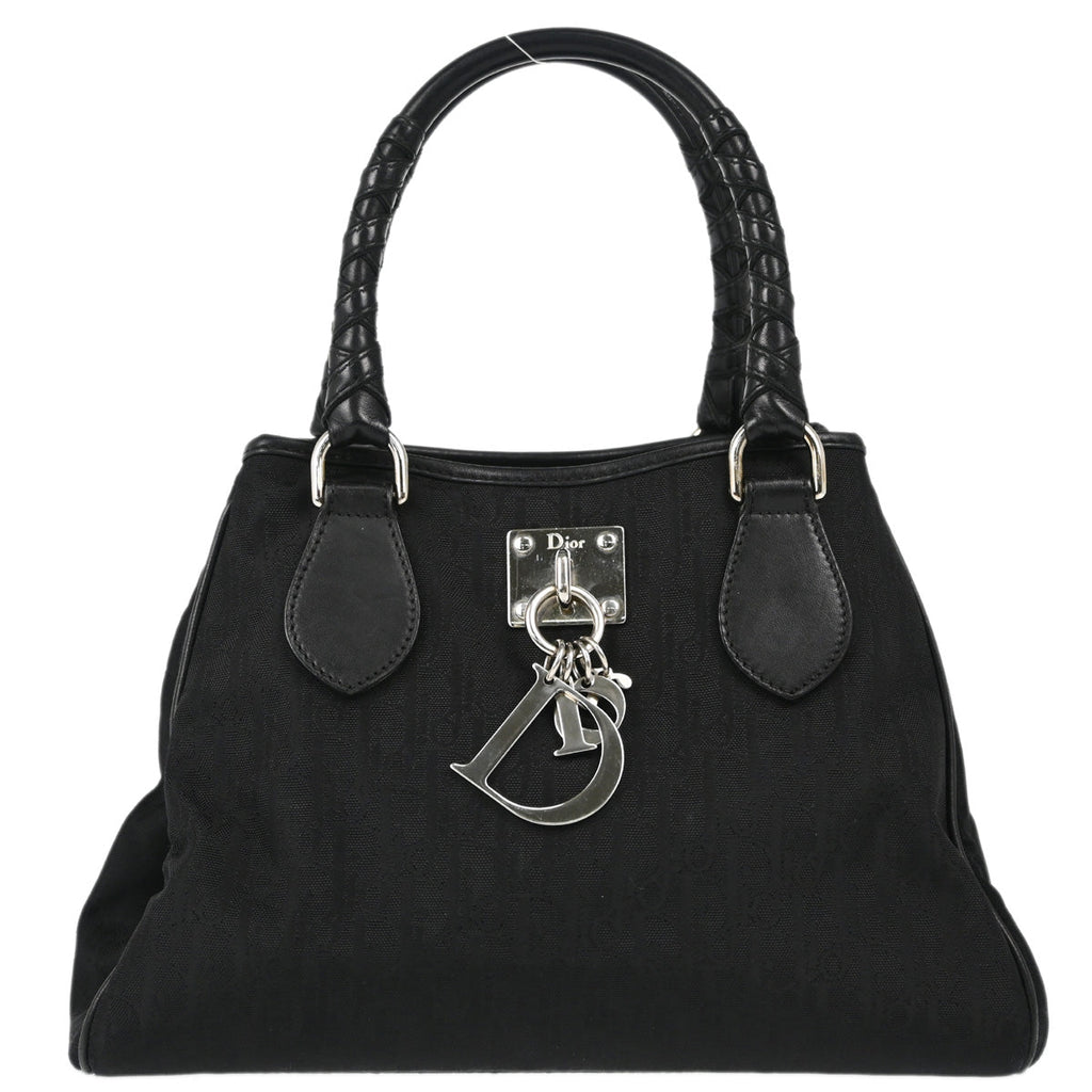 Christian Dior 2008 Black Lovely Trotter Tote Handbag