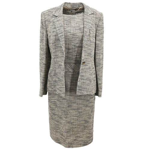 Celine Setup Suit Jacket Dress Brown #40