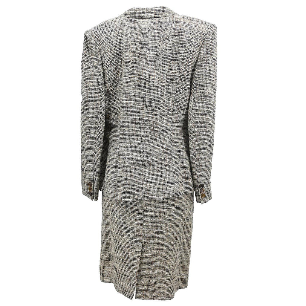 Celine Setup Suit Jacket Dress Brown #40