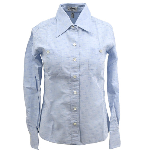Celine Blouse Shirt Light Blue #38