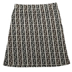 Fendi Zucca Skirt White #42