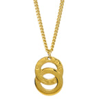 Celine Gold Chain Pendant Necklace