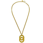Celine Gold Chain Pendant Necklace