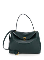 Balenciaga Women 'Medium Rodeo' Green Handbag With Detachable Key Holder In Smooth Leather Woman