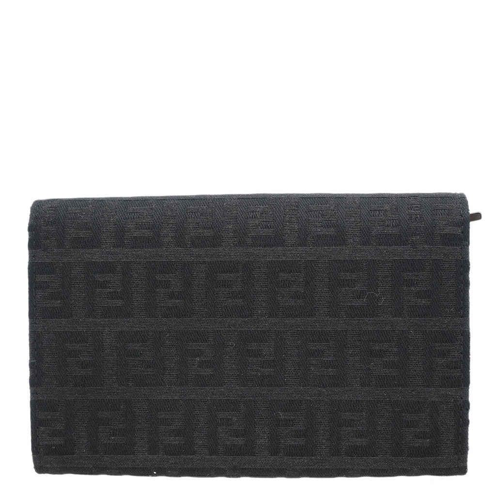 Fendi Black Zucchino Wallet