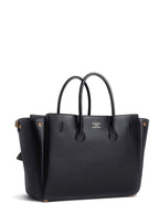 Balenciaga Women 'Bel Air' Black Handbag With Adjustable And Removable Shoulder Strap And Turn-Lock Closure In Leather Woman