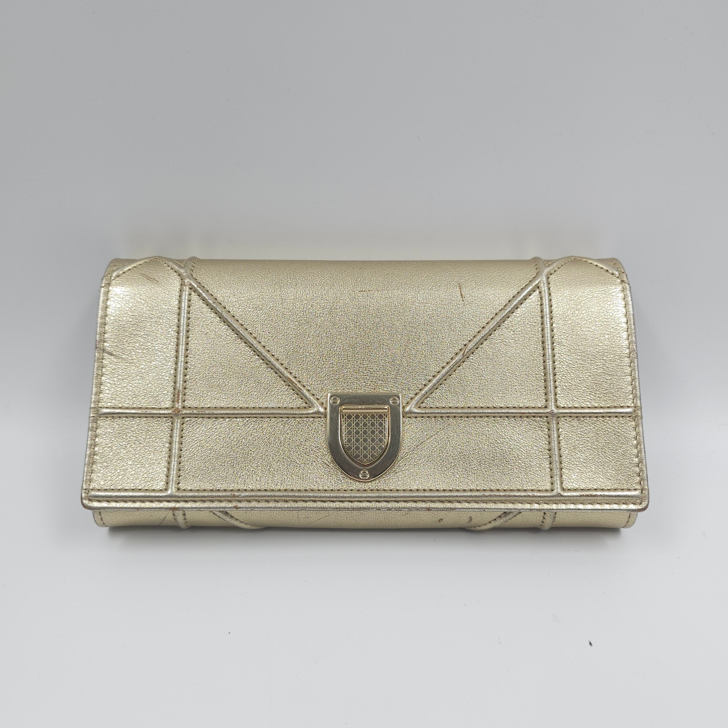 Christian Dior Diorama Croisière patent leather Wallet on Chain TWS