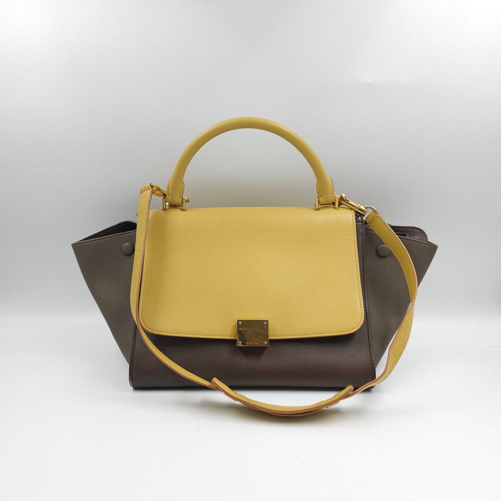 Celine Calfskin Medium Trapeze Bag TWS