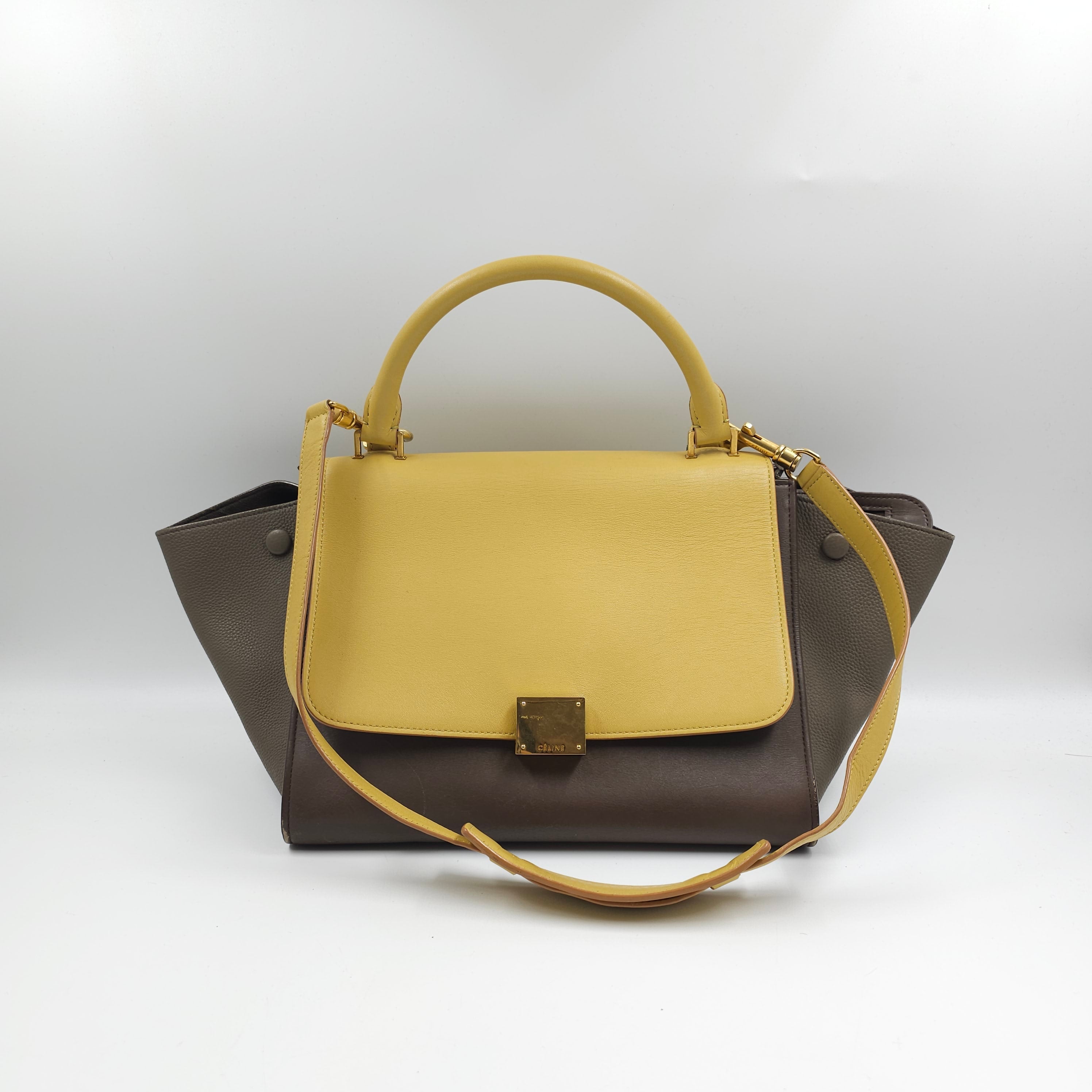 Celine Calfskin Medium Trapeze Bag TWS