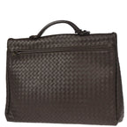 Bottega Veneta Brown Intrecciato Briefcase Handbag