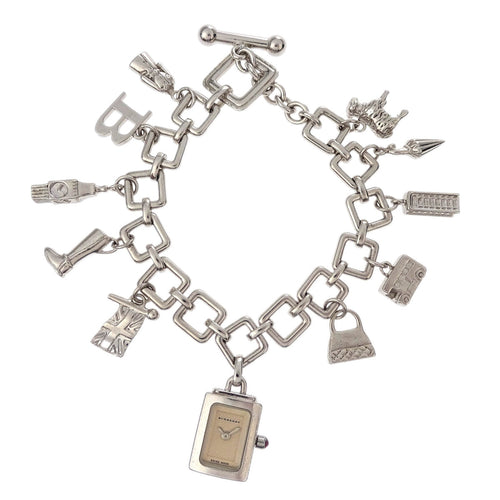 Burberry Ref.BU5200 Signature Charm Bracelet Watch Quartz SV925