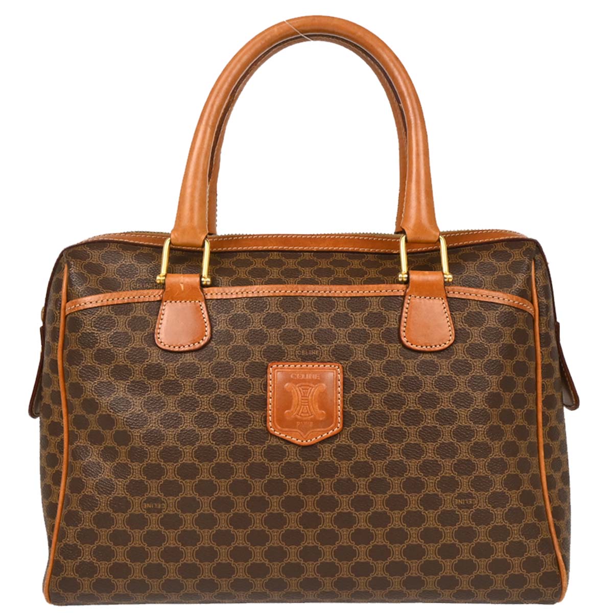 Celine Brown Macadam Handbag
