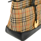 Burberry Beige House Check Tote Handbag