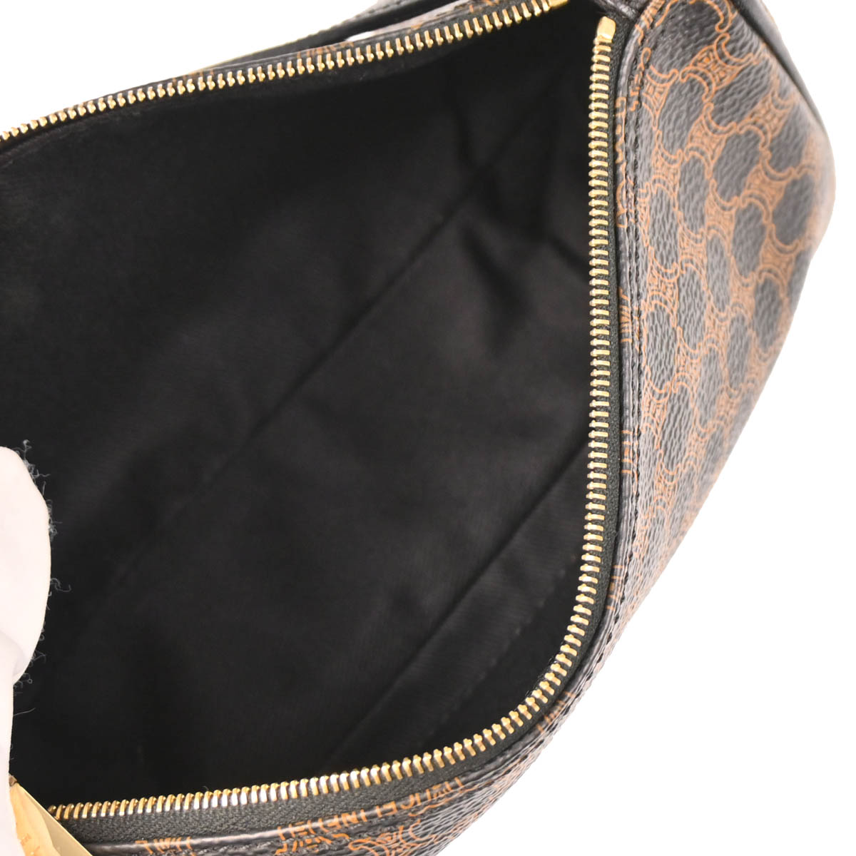 Celine Black Macadam Handbag