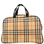 Burberry Beige Burberry Check Duffle Handbag