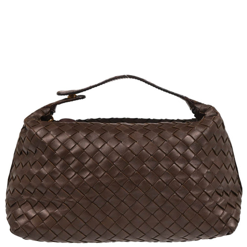 Bottega Veneta Brown Intrecciato Hobo Handbag