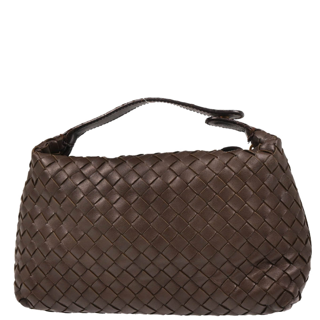 Bottega Veneta Brown Intrecciato Hobo Handbag