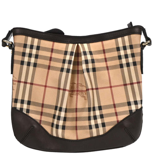 Burberry Beige House Check Shoulder Bag