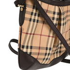 Burberry Beige House Check Shoulder Bag