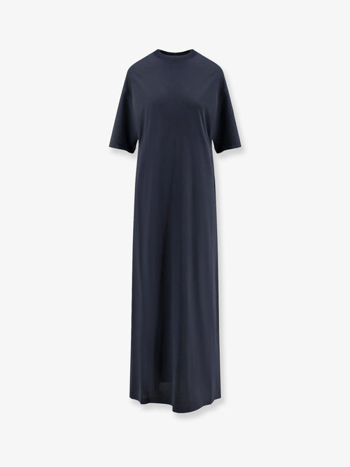 Balenciaga Women Cocoon Cotton Jersey Maxi Dress
