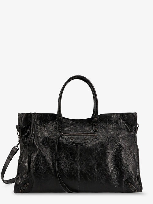 Balenciaga Men Le City Leather Travel Bag