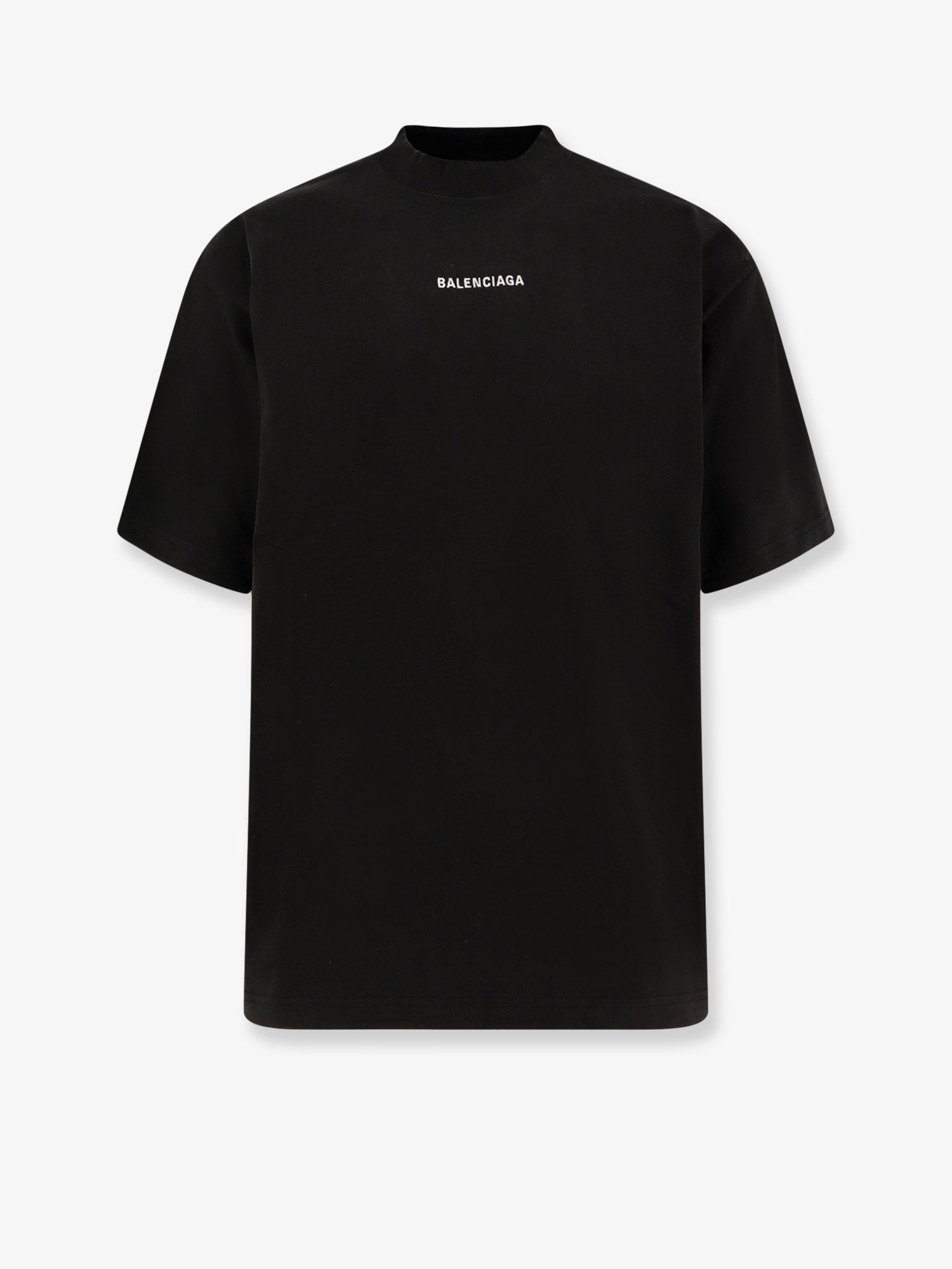Balenciaga Men Medium Fit Cotton T-Shirt