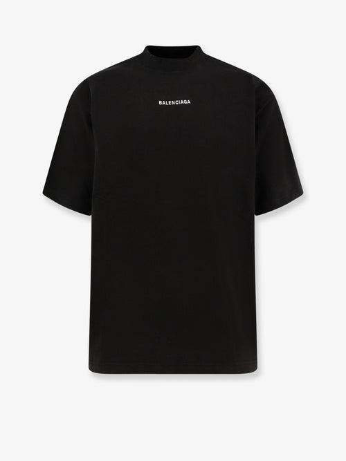 Balenciaga Men Medium Fit Cotton T-Shirt