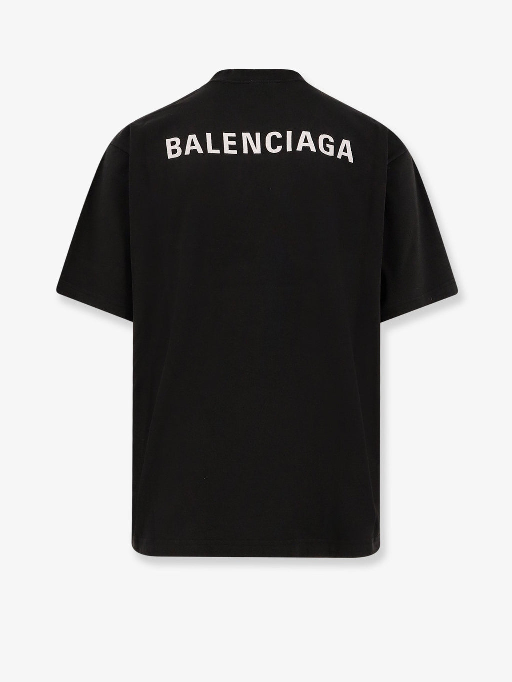 Balenciaga Men Medium Fit Cotton T-Shirt