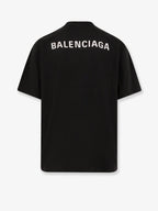 Balenciaga Men Medium Fit Cotton T-Shirt