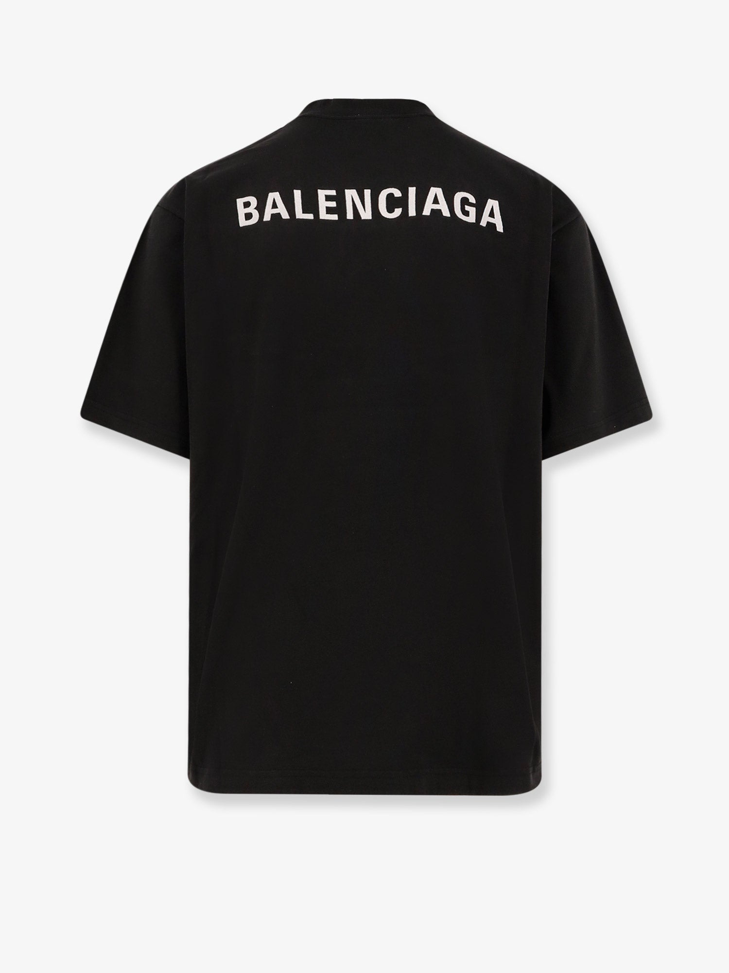 Balenciaga Men Medium Fit Cotton T-Shirt