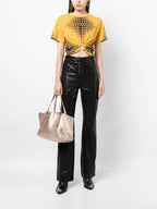 BOTTEGA VENETA Gold Small Cabat Tote Bag