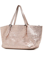 BOTTEGA VENETA Gold Small Cabat Tote Bag